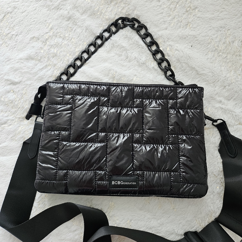 BCBGeneration Black Quilted Women's Bag